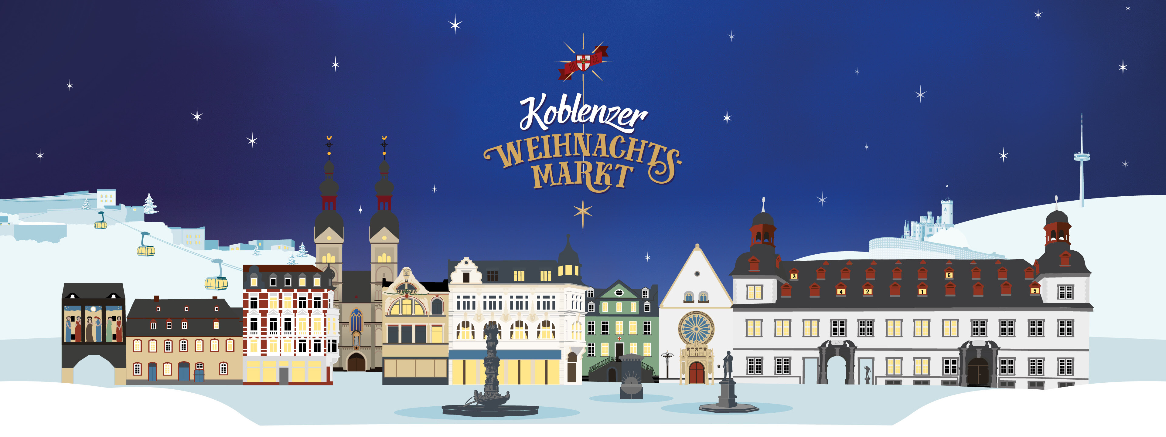 Koblenz Christmas market Weihnachtsmarkt