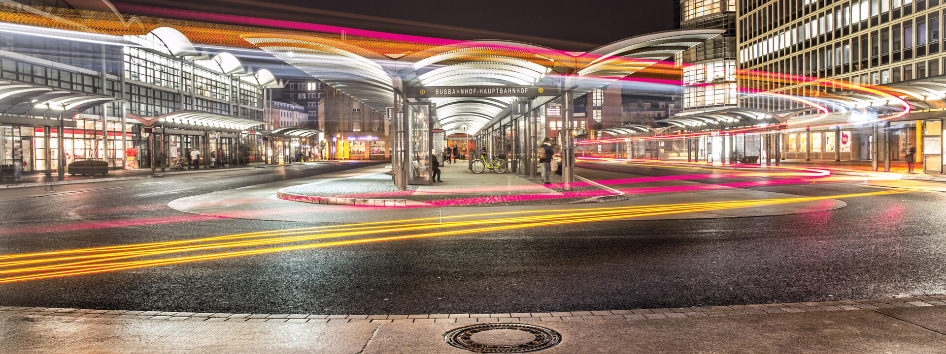 Hauptbahnhof Koblenz Nacht © Koblenz-Touristik Hauptbahnhof Koblenz bei Nacht © Koblenz-Touristik