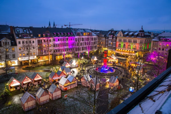 Koblenzer Weihnachtsmarkt auf dem Görresplatz ©Koblenz-Touristik GmbH, Henry Tornow Koblenzer Weihnachtsmarkt auf dem Görresplatz ©Koblenz-Touristik GmbH, Henry Tornow